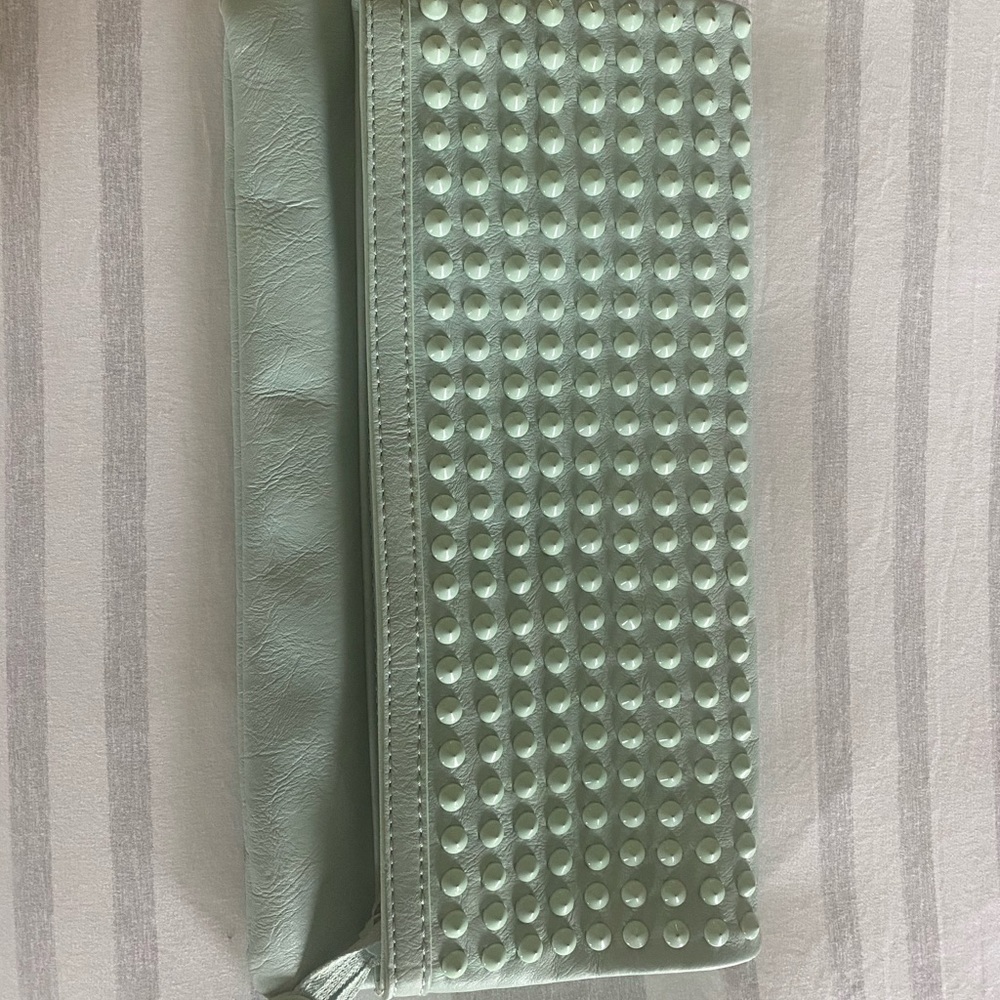 Aldo Mint Green Clutch Bag